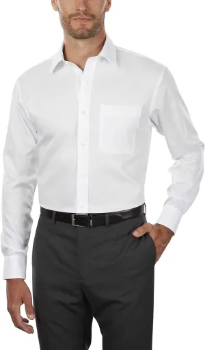 Tommy Hilfiger Men's Dress Shirt Regular Fit Non Iron Solid