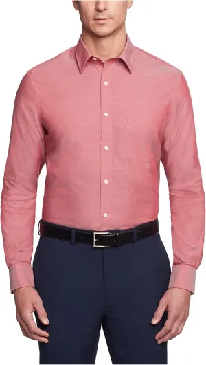 Tommy Hilfiger Men's Dress Shirt Regular Fit Non Iron Solid