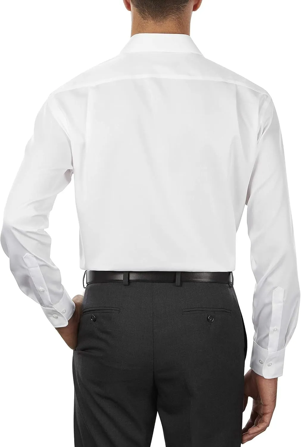 Tommy Hilfiger Men's Dress Shirt Regular Fit Non Iron Solid