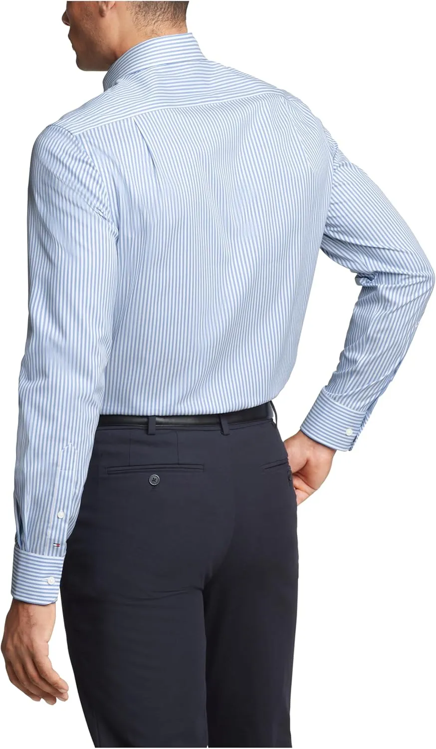 Tommy Hilfiger Men's Dress Shirt Slim Fit Essentials
