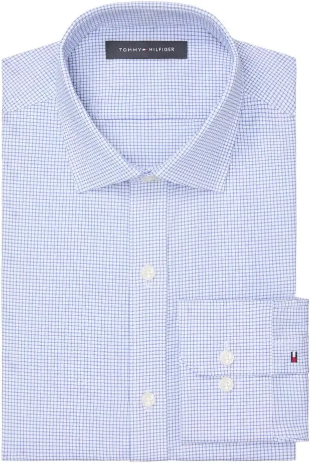 Tommy Hilfiger Men's Dress Shirt Slim Fit Essentials