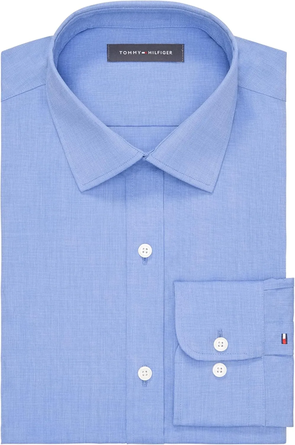 Tommy Hilfiger Men's Dress Shirt Slim Fit Essentials