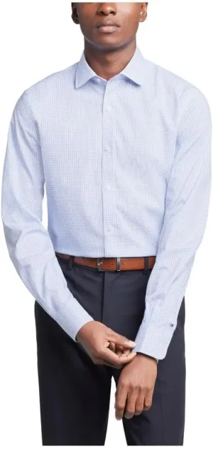 Tommy Hilfiger Men's Dress Shirt Slim Fit Twill