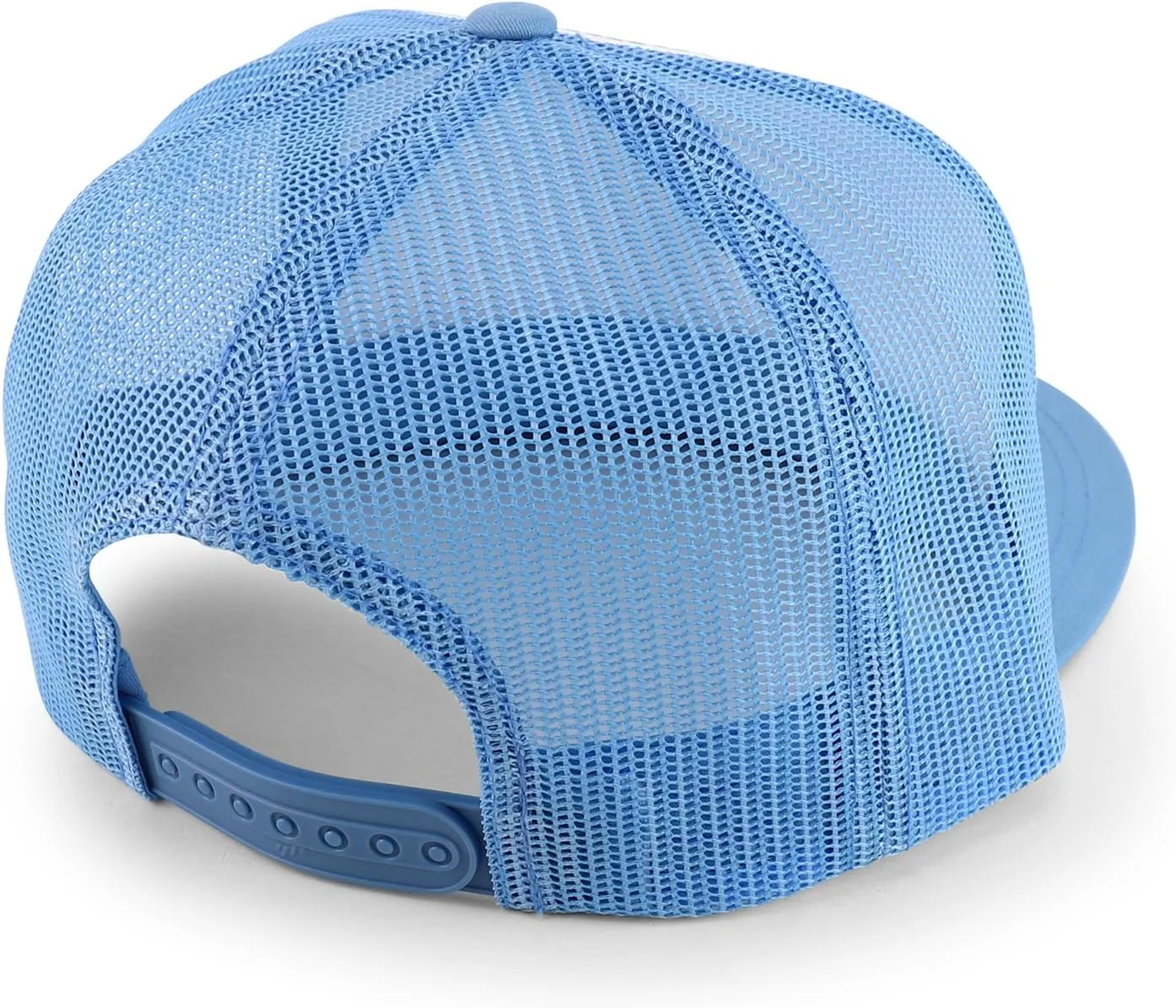 Trendy Apparel Shop Flexfit Brand 5 Panel 2 Tone Flatbill Mesh Classic Snapback Cap