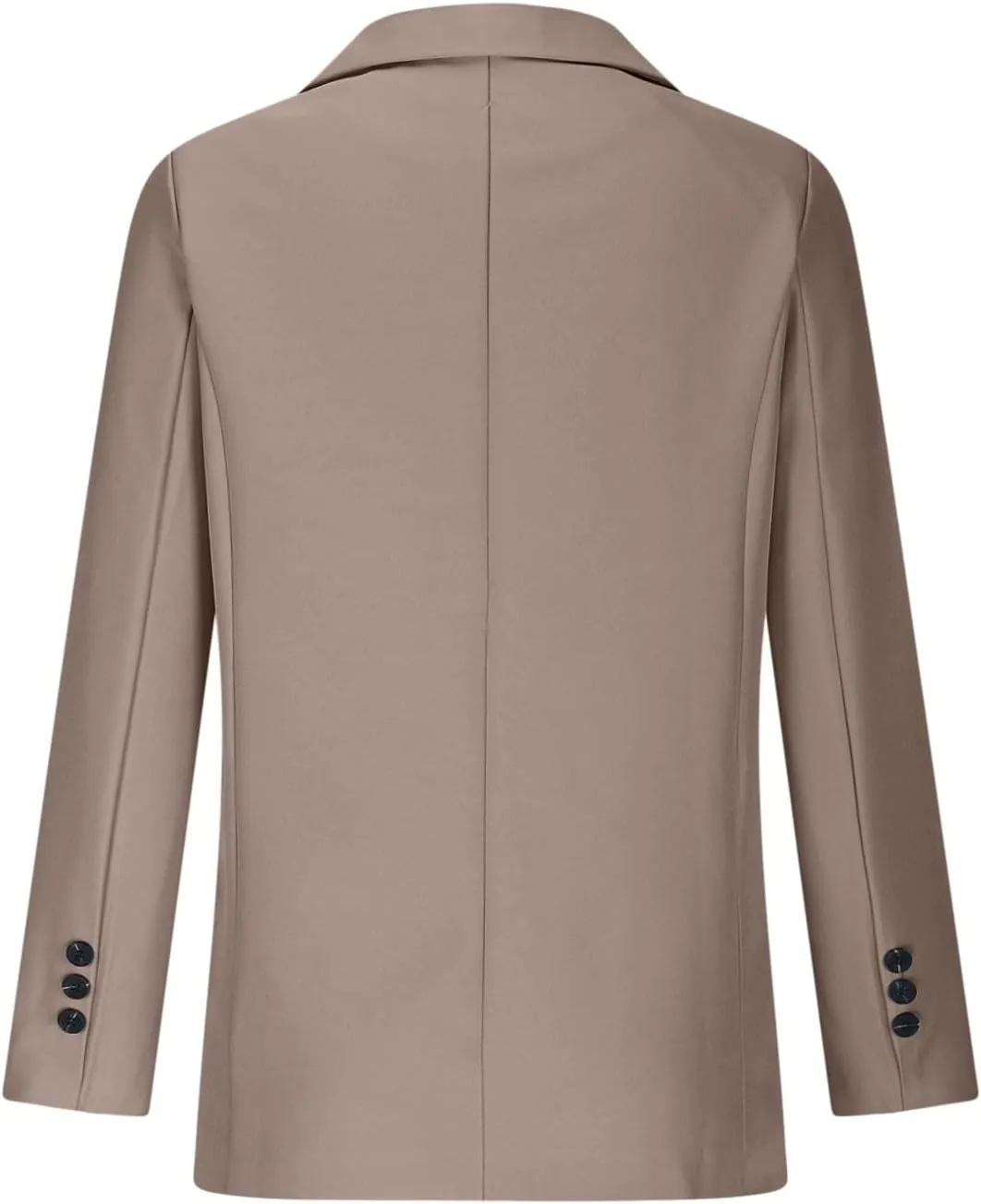 Trendy Blaze for Elegant Women 2024 Business Casual Buttoned Cardigan Suit Jacket Long Sleeve Lapel Padded Blazers