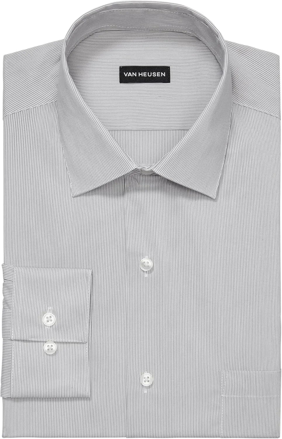 Van Heusen Men's Dress Shirt Regular Fit Stain Shield Stretch