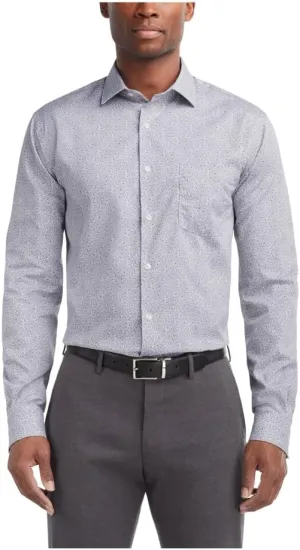 Van Heusen Men's Dress Shirt Regular Fit Stain Shield Stretch