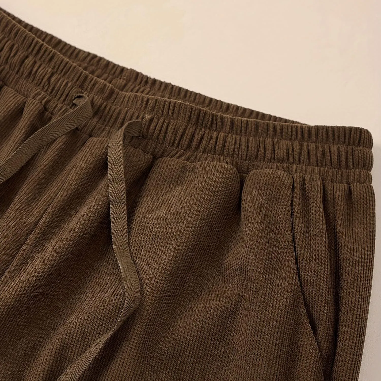 Wide Leg Track Pants Women High Waisted Straight Leg Pants Loose Fit Casual Lounge Trouser Knitted Trendy Sweatpants