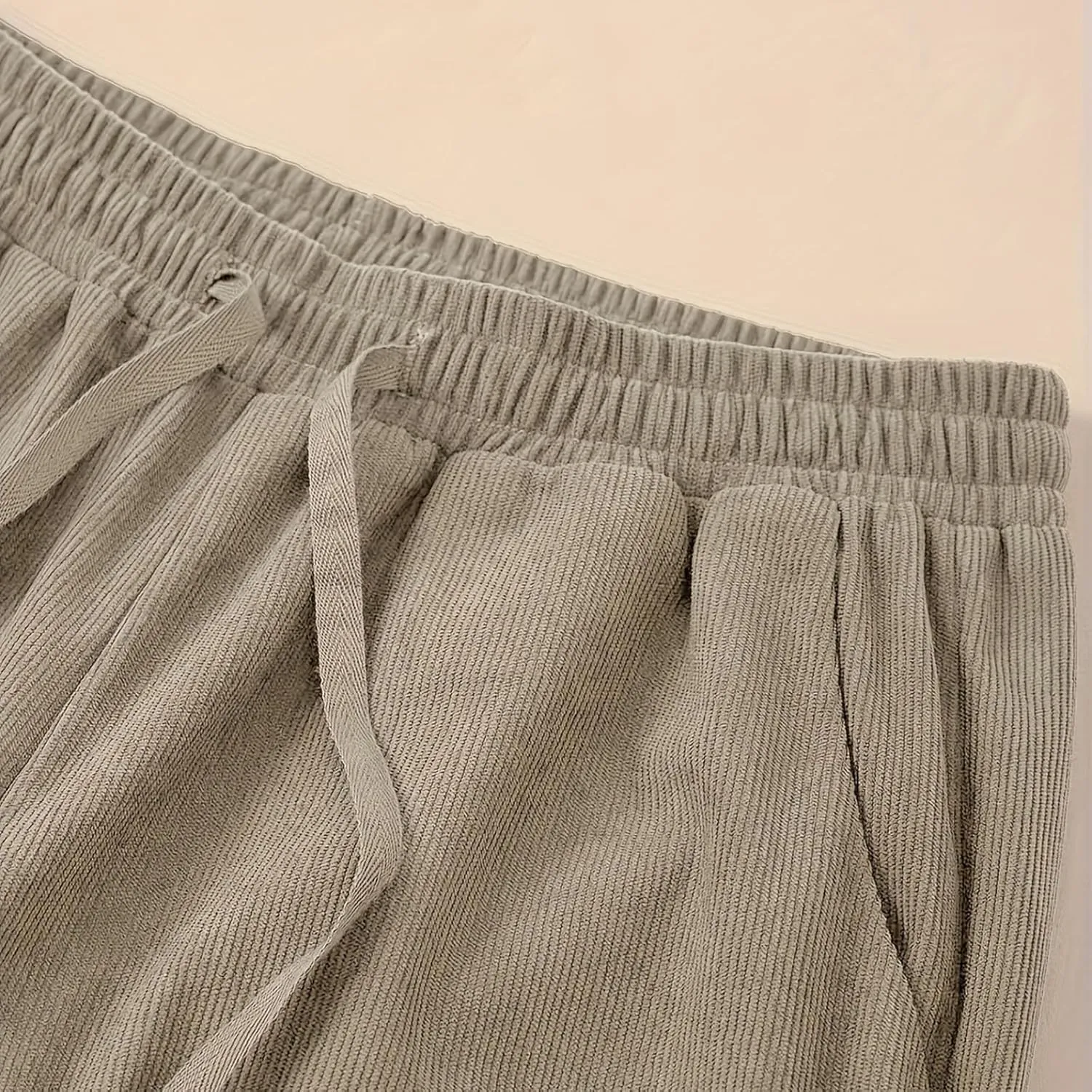 Wide Leg Track Pants Women High Waisted Straight Leg Pants Loose Fit Casual Lounge Trouser Knitted Trendy Sweatpants