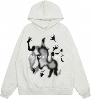 Women Graphic Hoodies Y2K Oversized Cute Cotton Hoodie Pullover for Teen Girls Preppy Hooded Sweatshirt Fall Outfits