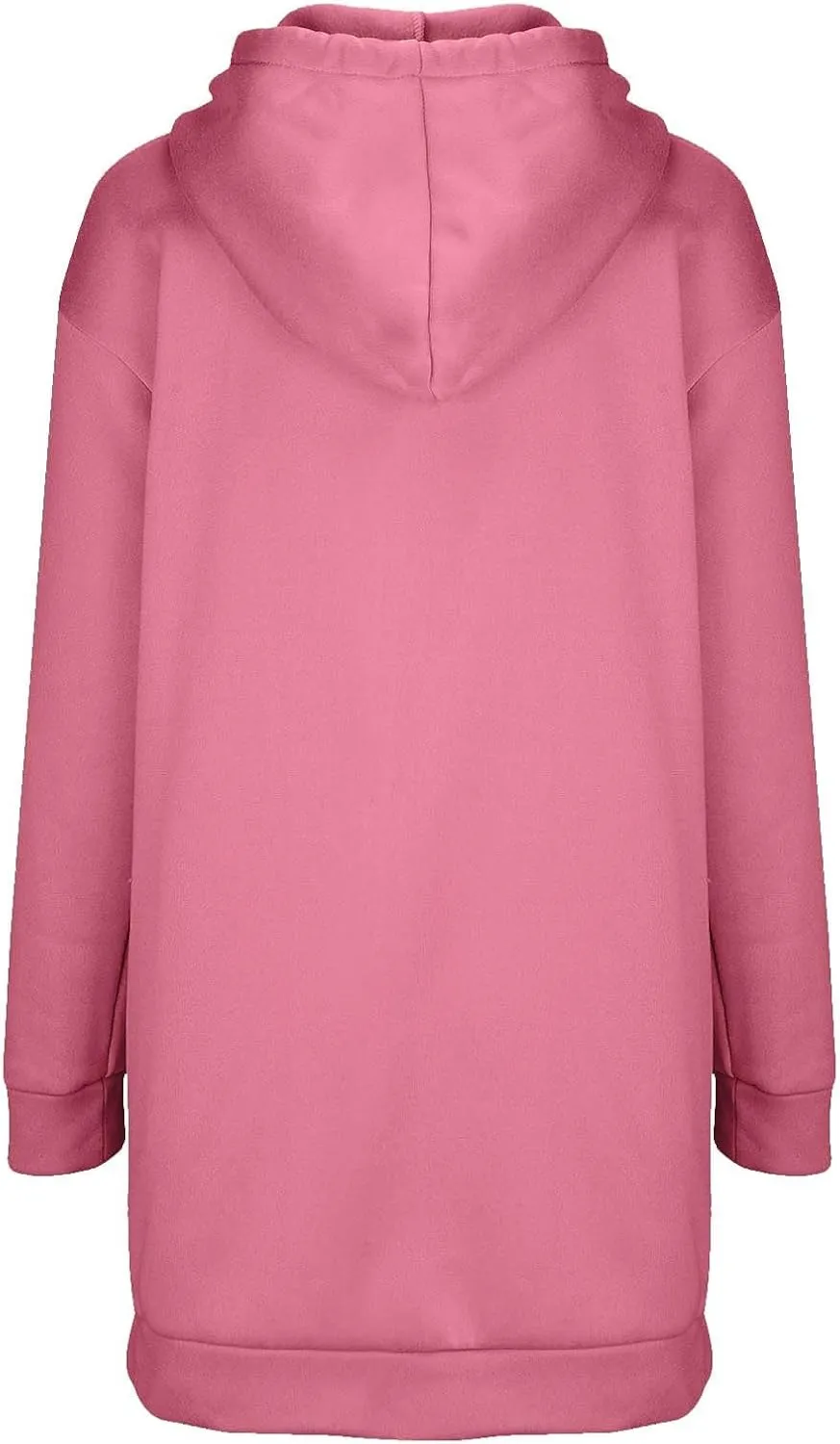 Women Oversized Tunic Hoodie Drawstring Winter Plus Size Sweatshirt Fall Casual Loungewear Pullover Tops with Pockets