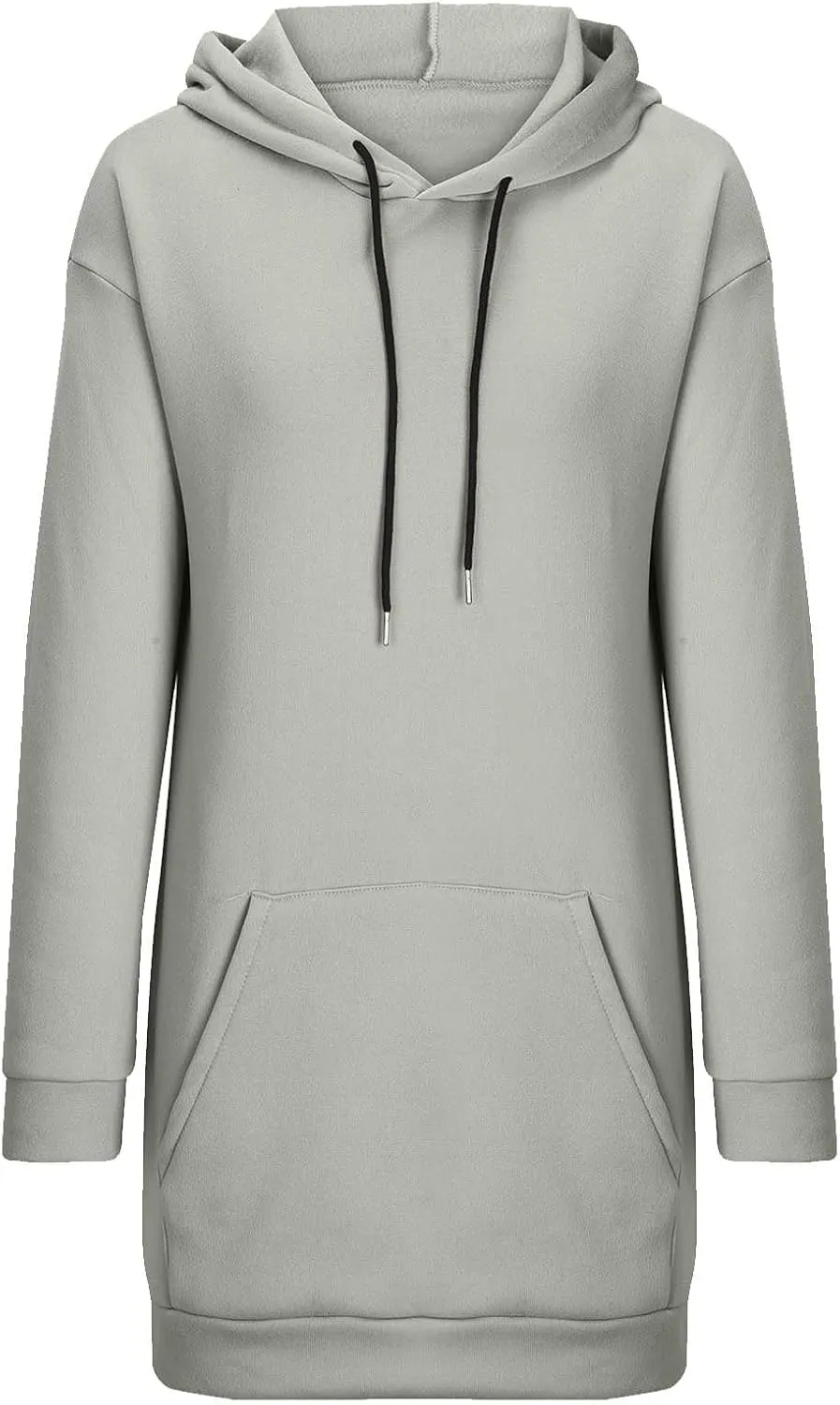 Women Oversized Tunic Hoodie Drawstring Winter Plus Size Sweatshirt Fall Casual Loungewear Pullover Tops with Pockets