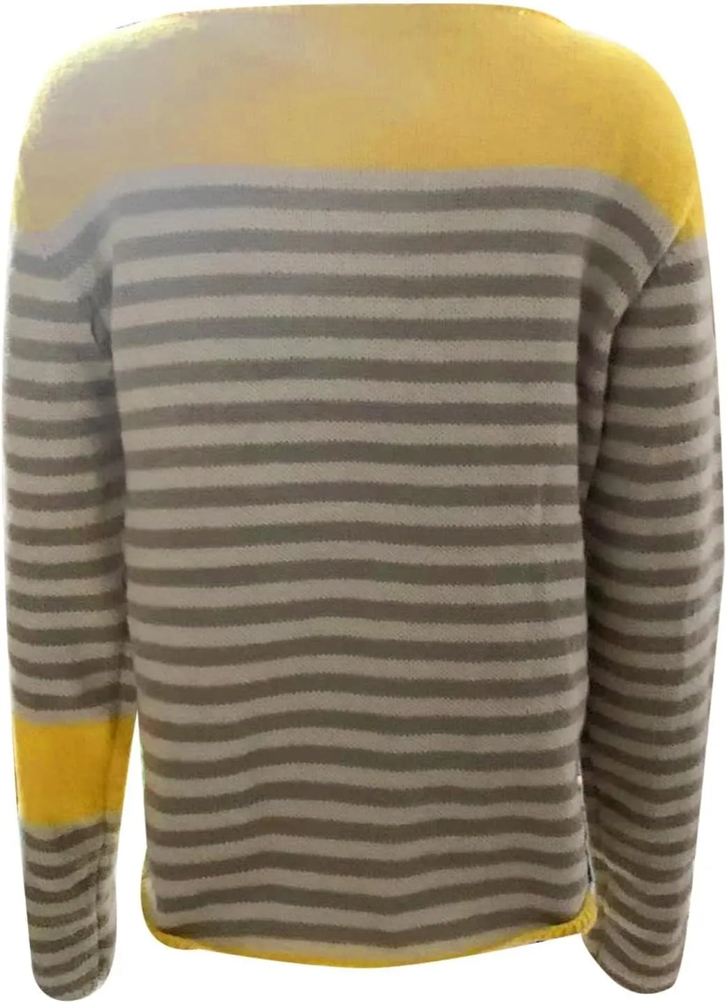 Women's Fair Isle Knitted Sweater Vintage Long Sleeve Crewneck Retro Lightweight Pullover Sweater Top for Fall Winter