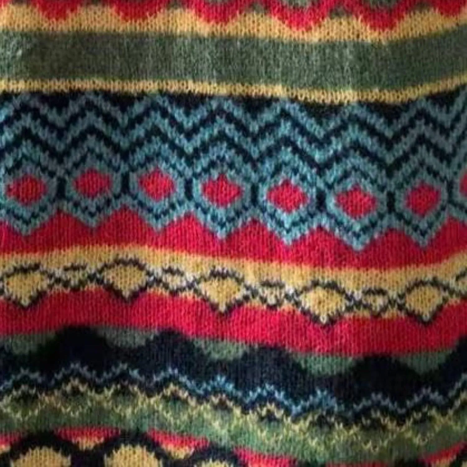 Womens Fair Isle Sweaters Retro Lightweight Pullover Top for Fall Winter Fall Crewneck Colorful Cable Knit Sweater