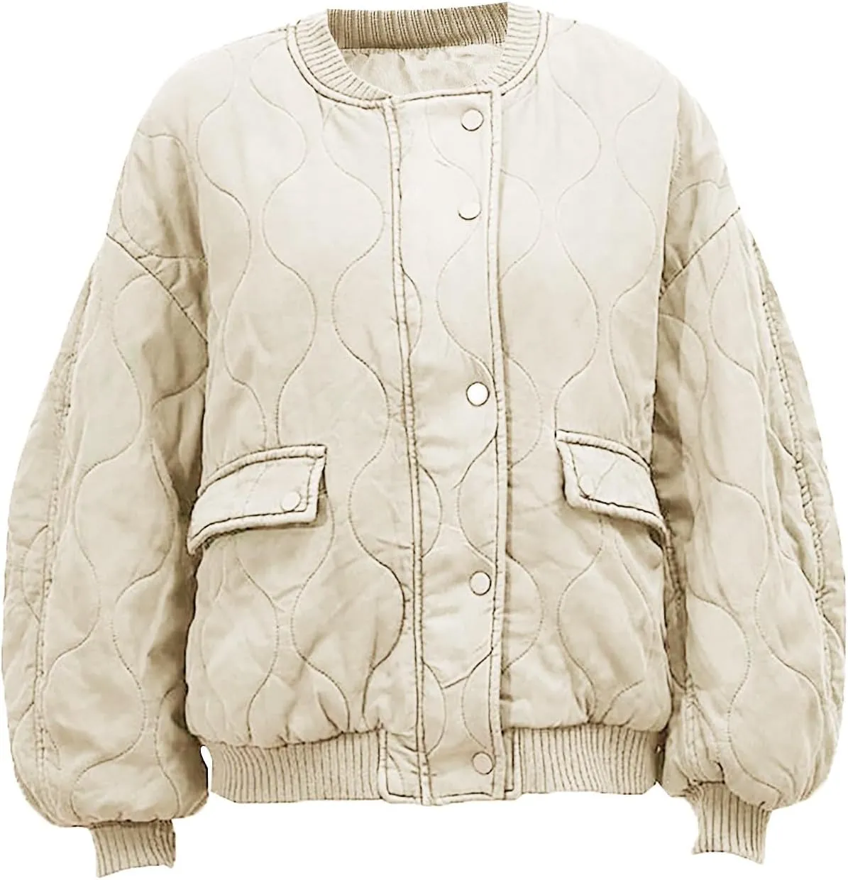 Womens Hooded Quilted Puffer Jacket Jacket Pocket Cotton Loose Jacket Winter Puffer Jacket Puffer Jacket Women