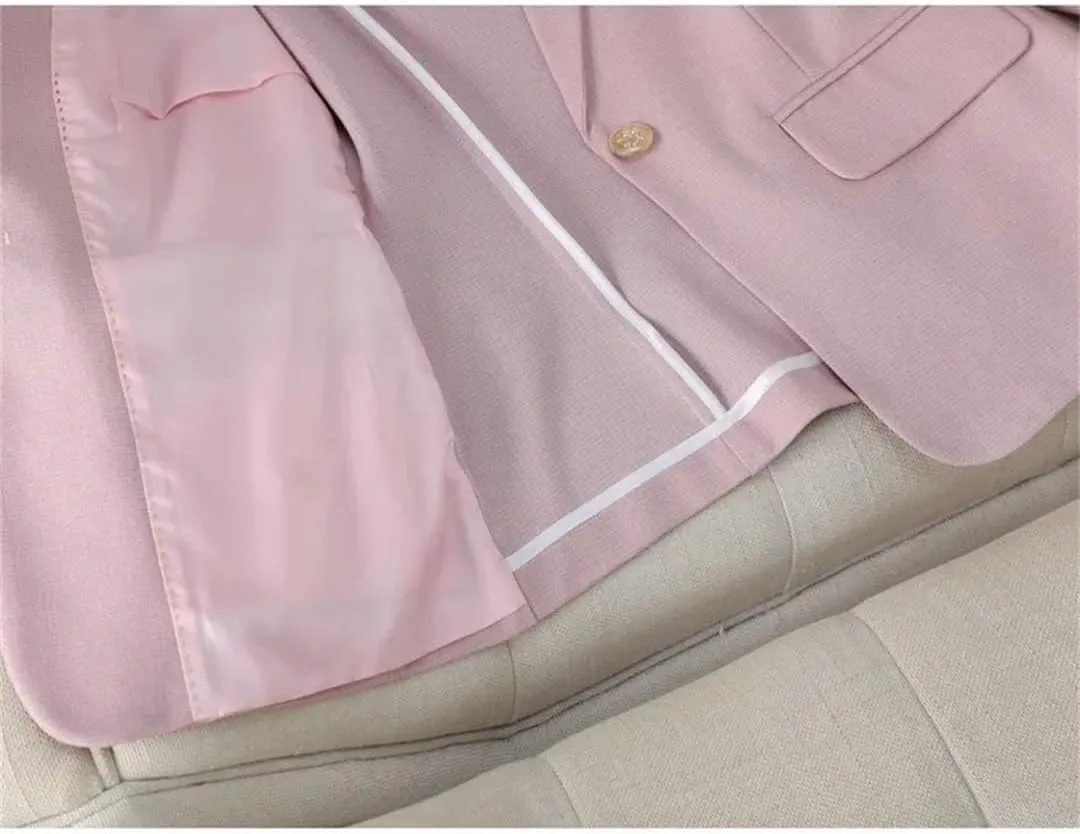 Women's Spring Slim Fit Thin Seven-Quarter Sleeve Blazer Outerwear