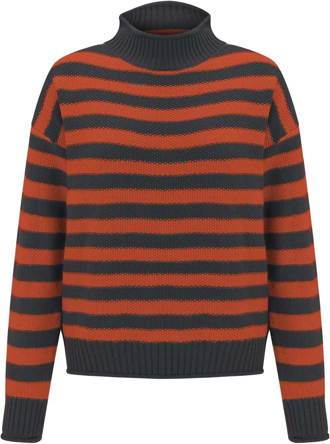 Womens Turtleneck Sweater Cozy Sweaters for Women Oversized Sweater Chucky Sweater