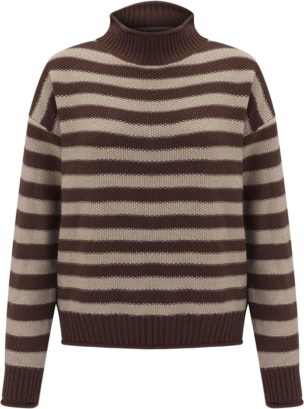Womens Turtleneck Sweater Cozy Sweaters for Women Oversized Sweater Chucky Sweater