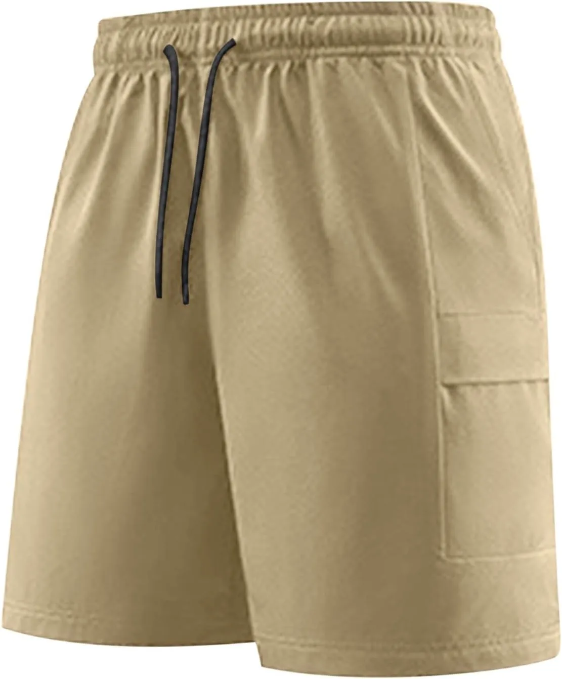 Xiaojmake Men's Nylon Cargo Shorts Outdoor Mens Golf & Hiking Stretch Shorts with Pockets Quick Dry Running Short for Summer