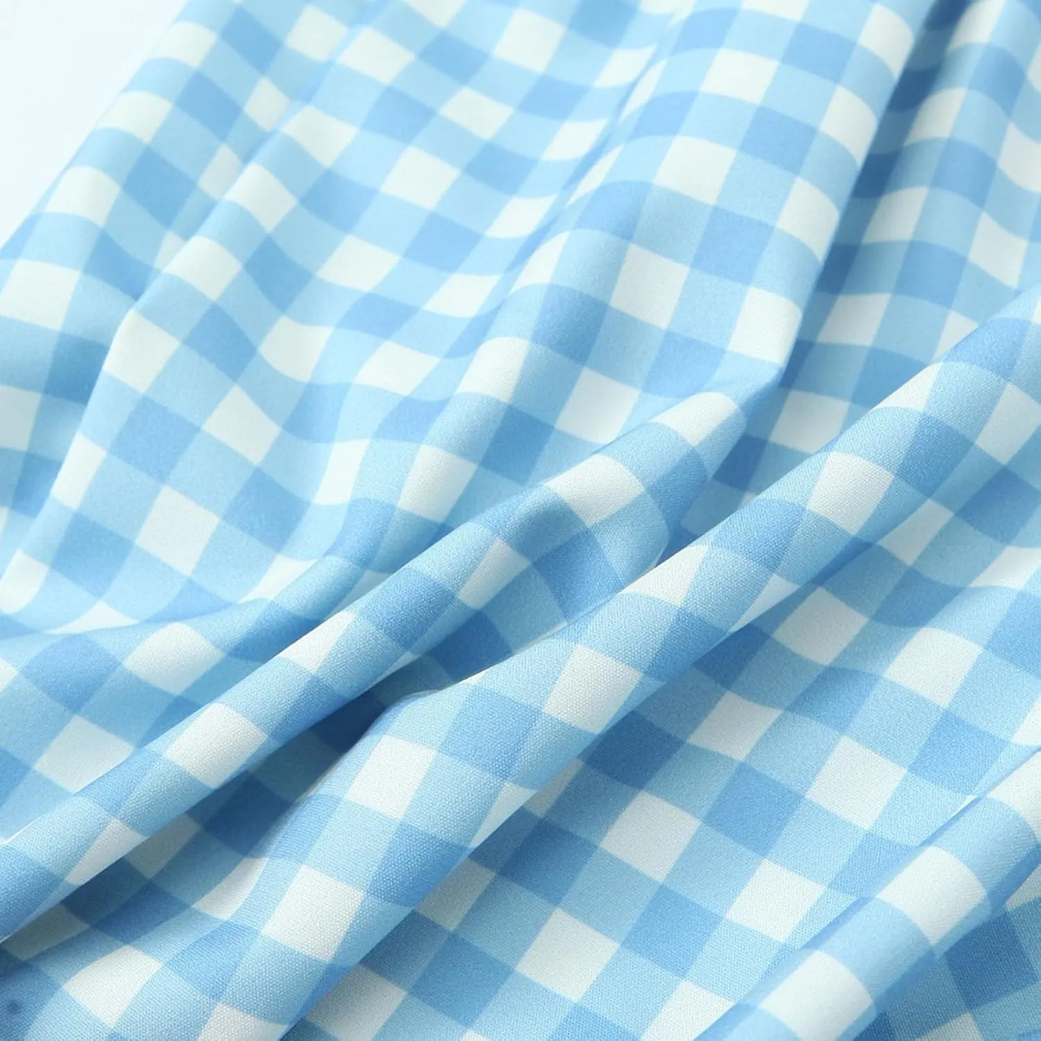 Y2K Gingham Pants for Women Bow Tie Side Slit Wide Leg Lounge Loose Fit Plaid Trousers Teen Girls Going Out Pants