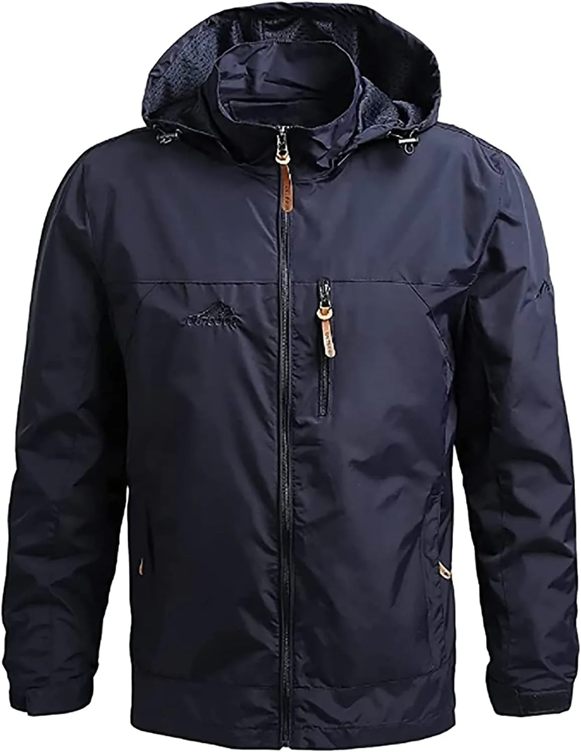 YANFU jacket Men's Softshell Jacket, Outdoor Functional Jacket, Leisure Jacket, Waterproof, Breathable, Windproof, Hiking