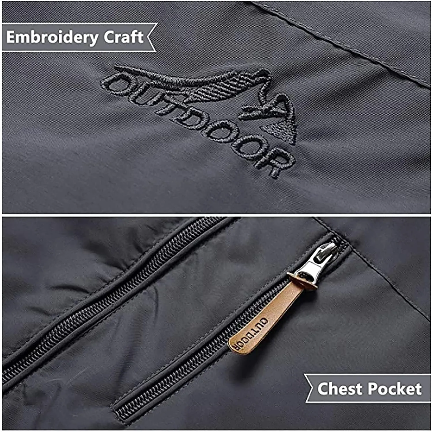 YANFU jacket Men's Softshell Jacket, Outdoor Functional Jacket, Leisure Jacket, Waterproof, Breathable, Windproof, Hiking