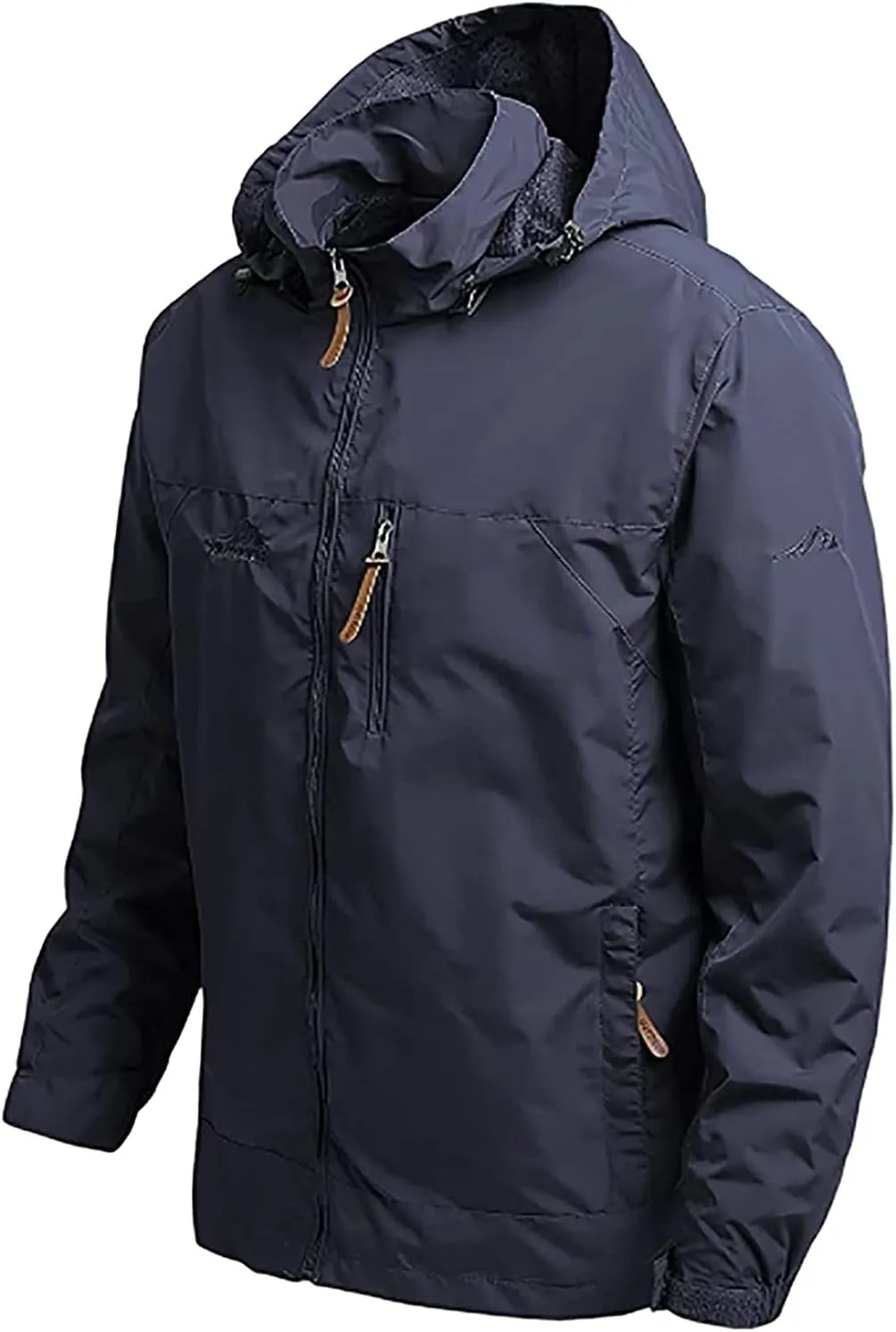 YANFU jacket Men's Softshell Jacket, Outdoor Functional Jacket, Leisure Jacket, Waterproof, Breathable, Windproof, Hiking