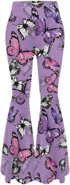 YEXIATODO Flared Yoga Pants for Women Girls Bootleg Yoga Pants Bell Bottom Pants Soft Flared Leggings Hippie Pants Tights