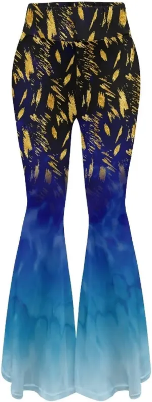YEXIATODO Flared Yoga Pants for Women Girls Bootleg Yoga Pants Bell Bottom Pants Soft Flared Leggings Hippie Pants Tights